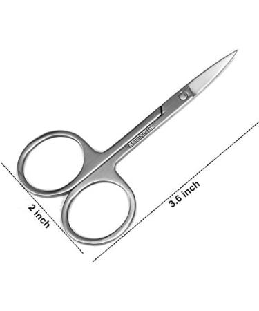 FEITA Professional Stainless Steel Cuticle Scissors for Nail, Eyebrows, and More - Precision Eyebrow Shaping Tool for Dry Skin - 1 Pc - Buy Online on SooperMarket.com