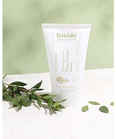 Lavido Natural Thera Intensive Foot Cream - Deodorize, Condition & Repair Dry, Cracked Skin (4 oz | 120 ml) - Buy Online on SooperMarket.com