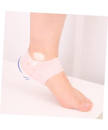 minkissy 15 Pairs Pedicure Heel Crack Reusable Moisturizing Heal Dry Cracked Heels Silicone Heel Grips Cushion Sleeves Foot Silicone Heel Pads Spa Heel Sleeve Gel Heel Protectors Sock Set - Buy Online on SooperMarket.com