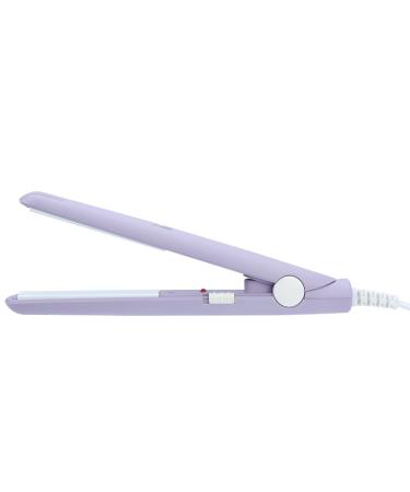 Flat Iron Curler 25W PTC Straightener And Curling Iron In One Mini Hair Straightener (purple Us Plug) Purple Beauty Plug
