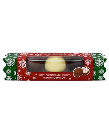 Cocoba Hot Chocolate Bombes with Marshmallows - Milk Dark & White 150g