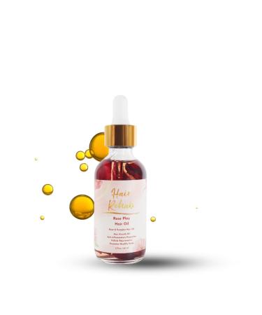 West Davis Hair Care Multi-Use Rose Play Hair and Body Oil DHT Blocker Real Rose and Pumpkin Oil Moisturizer for Skin and Scalp Light Weight for Low Porosity Hair 1