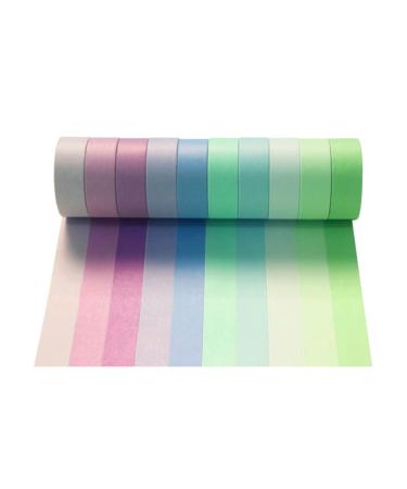 Baijixin Washi Tape Set 20 Rolls - 15mm Rainbow Colors Washi Masking Tape Decorative Tape for Bullet Journal  Planner  DIY Arts & Crafts  Scrapbooking  Gift Wrapping  Holiday Decoration Rainbow 15mm -20 Rolls - Buy Online on SooperMarket.com