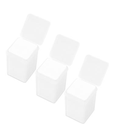 POPETPOP 3000 Pcs Glue Cleaning Pads Nail Wipes Pads Eyelash Glue Wipes Nail Polish Remover Wipe Tweezers for Eyelash Extensions Eyelash Glue Cleaner Removal Tool White Cotton Anti-clogging 8x6cmx5pcs Whitex5pcs