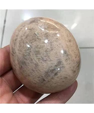 1pc Natural Bulk Crystal Gemstone Orange Moonstone Palm Stones for Home Decoration - Buy Online on SooperMarket.com