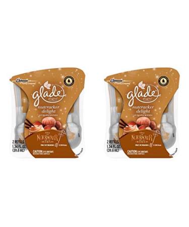 Glade PlugIns Scented Oil Air Freshener Refill Nutcracker Delight 2.01 Fluid Ounces (2)