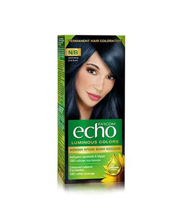 FARCOM Echo hair color with natural olive extract and vitamin C 60ml (NB Blue black)