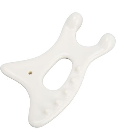 Ergonomic Ceramic Gua Sha Massager with Rounded Edges | International Shipping | Best Body Massage Tool - Buy Online on SooperMarket.com