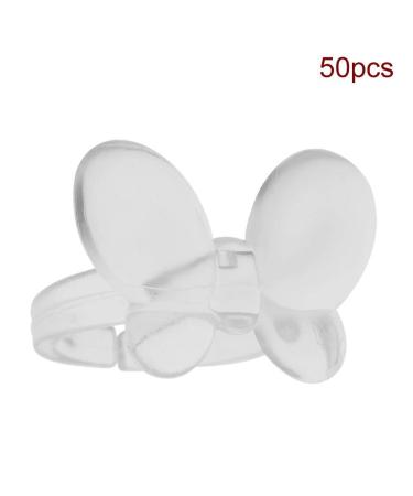 Nail Card Rings - Dekaim 50pcs Flower/Butterfly Gel Color Display Tool Set (01#Butterfly + Clear) - International Shipping Available - Buy Online on SooperMarket.com