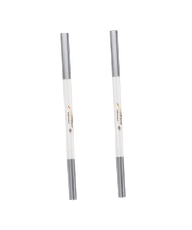 PLAFOPE 2pcs Brow Pen Brush Eyeliner Pencils Eyebrow Pencil Brown Abs (shell) Eyebrow Pen