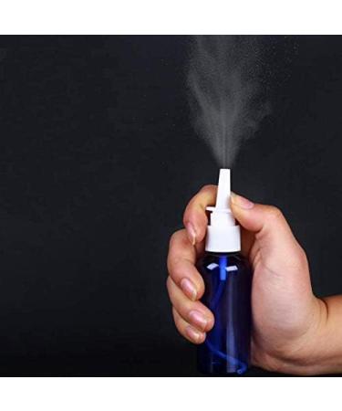 6 Pack 10ml Refillable Glass Nose Spray Bottles - Fine Mist Atomizer for Colloidal Silver Makeup Essential Oils | Brown - Buy Online on SooperMarket.com