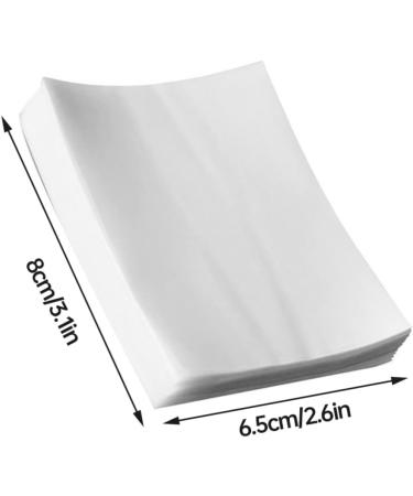 Edible Sticky Rice Paper 500 Sheets Nougat Paper Glutinous Paper DIY Candy Chocolate Rice Wrapping Wafer Paper Sheets for Candy for Chocolate Making Decorating - Buy Online on SooperMarket.com