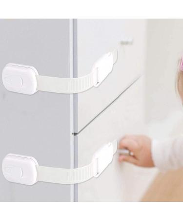 TOPINCN 5pcs Multifunctional Baby Safety Locks - Drawer & Cabinet Strap Locks for Child Accident Prevention - Reusable Packaging - Buy Online on SooperMarket.com