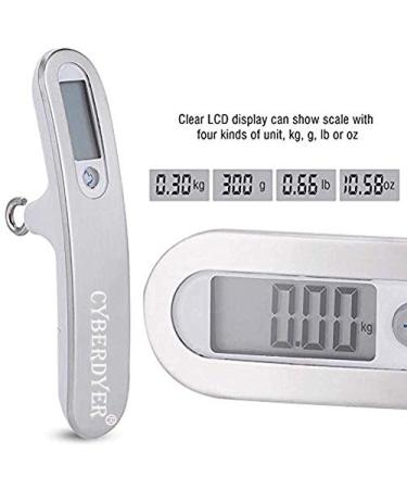 110 lbs Digital Bow Scale | Recurve Archery & Hunting Poundage Scale with LCD Display (Silver) - Buy Online on SooperMarket.com