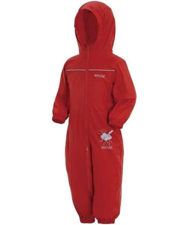 Regatta Unisex Kids Puddle Iv All-in-One Suit 36-48 months Pepper - Waterproof Outdoor Gear - Buy Online on SooperMarket.com