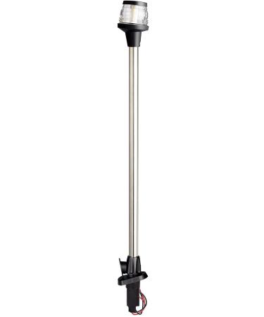 Young Marine All-Around LED Navigation Light with 2-Pin Standard Pole, 24" with Base 24 with Base