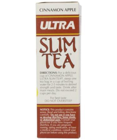 Ultra Slim Cinnamon Apple Tea Bags - 24 Count | Weight Loss & Wellness - Buy Online on SooperMarket.com