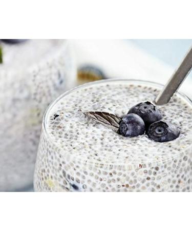 Organic Black Chia Seeds 2.5 lbs | Non-GMO, Whole & Sproutable | Vegan, Kosher & Keto | Sirtfood & Bulk | High in EFAs, Fiber & Protein | Ideal for Chia Pudding, Smoothie & Oatmeal | 2.5 lb Pack - Buy Online on SooperMarket.com