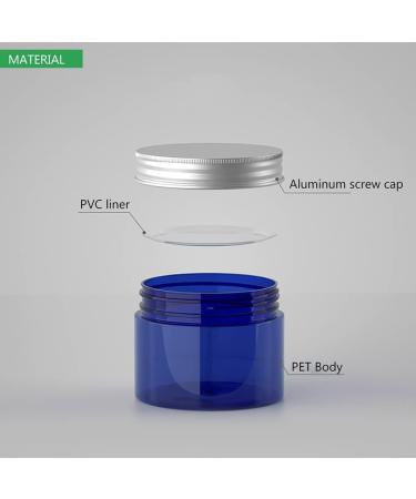 Buy Tianzd 12-Piece 20ml Transparent Plastic Cream Cans with Silver Lids & 6 Spatulas - Ideal Cosmetic Containers for International Shipping - Buy Online on SooperMarket.com