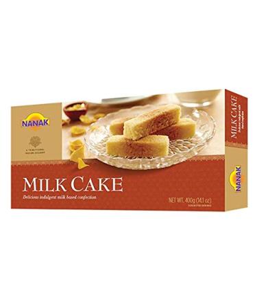 Nanak Milk Cake (Milk Fudge) 400g 18pcs Indian Delicacy Sweets Gift Box for Diwali, Eid, Navratri, Holi, Rakhi