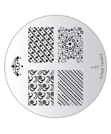 Konad Official M97 Plate for Stamping Nail Art