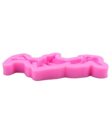 Cake Mold Dessert Kids Chocolate Chip Cookie Ornament Cupcake Baking DIY Baking Molds Chocolate Mold Jelly Candy Easy Ice Cube Trays Girl Baking Mold Candle 3D Decorate Silica Gel