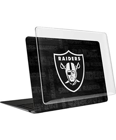 Skinit Case + Skin Compatible with MacBook Air 13in (2020) - Officially Licensed NFL Las Vegas Raiders Black & White Design