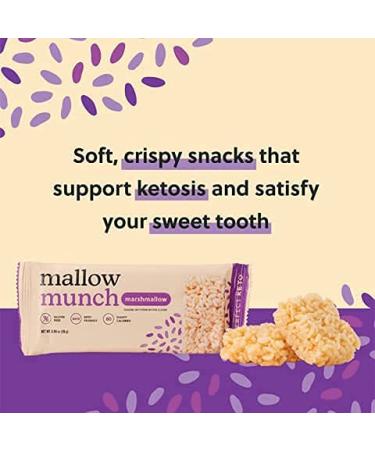 Perfect Keto Mallow Munch | Gluten-Free Keto Breakfast Cereal Bars with Zero Added Sugar | Enjoy the Chewy Treat You Love and Stay Committed to Ketosis | 8 Pack (Original) - Buy Online on SooperMarket.com