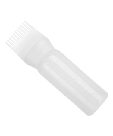 Dekaim Toothed Hair Dye Bottle 3 Colors Hair Dyeing Bottle Brush Shampoo Hair Color Oil Comb Applicator Tool(White) - Buy Online on SooperMarket.com