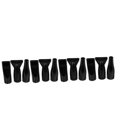 Angoily 12 Pcs Pet Water Blower Hairdryer Accessories Blow Dryer Diffuser Nozzle Hair Dryer Hair Dryer Nozzle Hair Dryer Attachment Hair Dryer Accessory Abs Tool Universal 12.00X6.10X4.00CMx4pcs Blackx4pcs