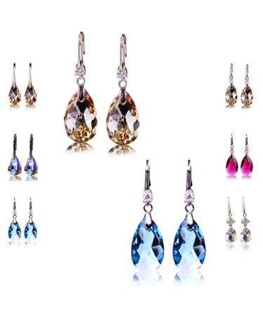 Quartz Stone Lymphatic Magnetic Therapy Earrings Lymphvity Germanium Earrings Lymphatic Drainage Slimming Earrings Lymphvity Magnetic Therapy Earrings Lymphatic Drainage Earrings (2Pairs-Q)