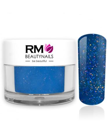 Acrylic Color Powder Blue Glitter Powder Nail Design Nails Fingernail RM Beautynails 1 Pack (1x 10g) Blue Glitter 10g