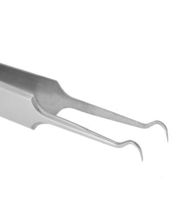 Blackhead Tweezers - Curved Stainless Steel Pimple Extractor & Facial Care Tool for Clear Skin - Buy Online on SooperMarket.com