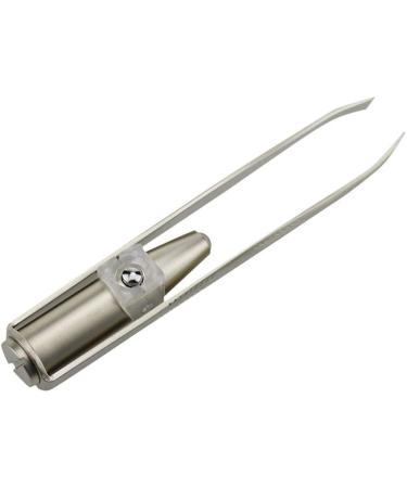 Premium LED Eyebrow Tweezers - Stainless Steel Hair Remover Tools with 3 Button Batteries - Perfect for Flawless Brows - Buy Online on SooperMarket.com