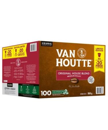 Van Houtte House Blend Coffee 100 Count for Keurig Brewers