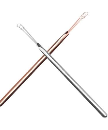 Portable Ear Cleaner Stainless Steel Ear Spoon Set Stainless Steel Ear Wax Remover Reusable Stainless Steel Ear Wax Remover Set Ear Wax Easily Removed Ideal for Personal and Home Use(Silver) - Buy Online on SooperMarket.com