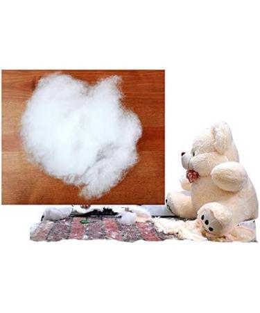 Polyester Fiber Fill for Stuffed Toys, Pillows, Poufs - 1 Pound - Buy Online on SooperMarket.com
