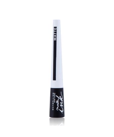 Maybelline New York Eyeliner Master Ink Matte Black/Contoure Pin Black Optimal Color Dosage With Matt Finish 1 x 3 G 10 Black 1 piece (1 SPACE)