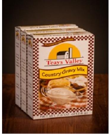 Teays Valley Country Gravy Mix 7.5 Oz Box - Pack of 4 | Delicious Homestyle Gravy Mix - Buy Online on SooperMarket.com