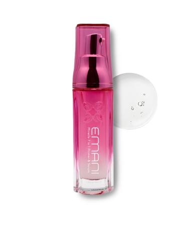 Emani Miracle 7in1 Primer Serum - Solution for Large Pores  Oily & Combination Skin  Fine Lines & Discolorations. Korean Fermented Ginseng Infused to Promote Collagen & Brightening