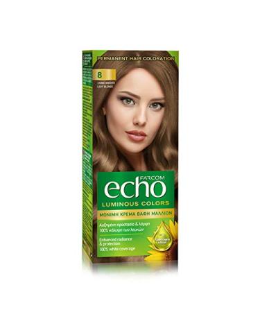 FARCOM Echo hair color with natural olive extract and vitamin C 60ml (8 light blonde)