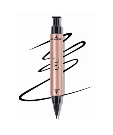 Go Ho Liquid Eyeliner Stamp Wingliner Black Winged Eyeliner Stamps for Cat Eyes Long lasting Super Slim Precise Felt Tip Liquid Eye Liner Tattoo Tools 1 PC Black Wingliner Stamp