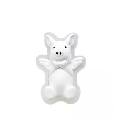 OUNONA Candle Molds Clay Molds Animal Silicone Candy Candle Decor Cake Pops Mold Non-Stick Mold Silicone Ice Cube Molds Ice Block Mold Chocolate Molds DIY Dessert Mold Piggy Biscuit 3D