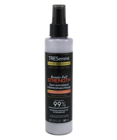 Tresemme Beauty-Full Strength Leave-In Treatment 6.1 Ounce (180ml) (Pack of 2)