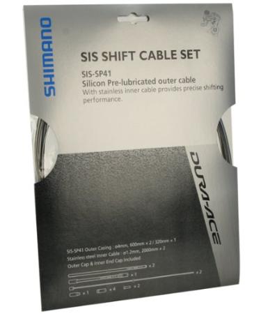 SHIMANO PTFE Road Shift Cable and Housing Set Grey