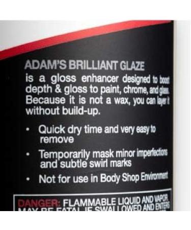Adam's Brilliant Glaze 16oz - Deep Wet Shine - Easy On/Off - 1 Pound - Buy Online on SooperMarket.com