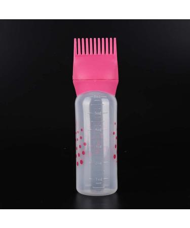 Hair Oil Applicator Brush & Dye Bottle with Comb - 170ml Professional & DIY Hair Color Tool (Rose Red) - International Shipping - Buy Online on SooperMarket.com