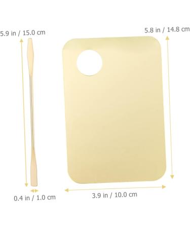 NOLITOY 2 Set Color Palette | Makeup Spatula & Mixing Plate for Foundation Eyeshadow Oil Paint Acrylic | International Shipping Available - Buy Online on SooperMarket.com