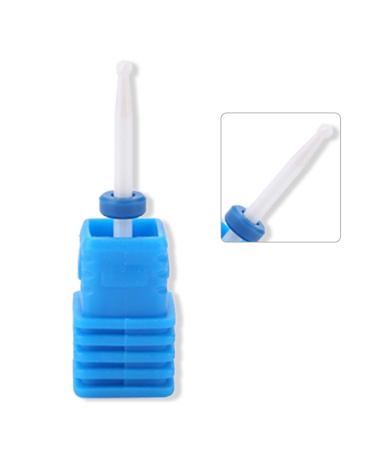 TMISHION Premium Ceramic Nail Drills Acrylic Nail Tools with 5 Drill Bits Safety Cuticle Clean Gel Removal(#2)