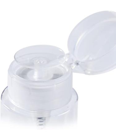 4 Pack Lockable 100ml Clear Pump Dispenser Bottles - Ideal for Travel Toner & Lotion - Perfect Cosmetic Organizer - Buy Online on SooperMarket.com